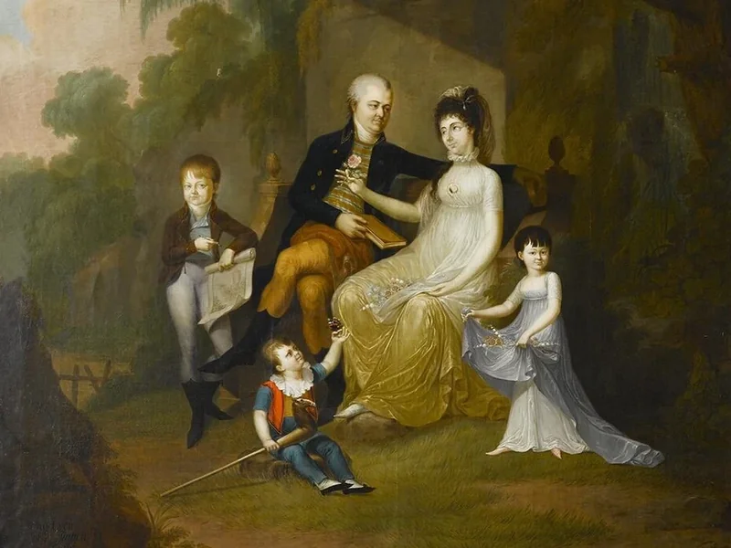 1755-Johann Jakob Christian Verflassen - La famiglia principesca